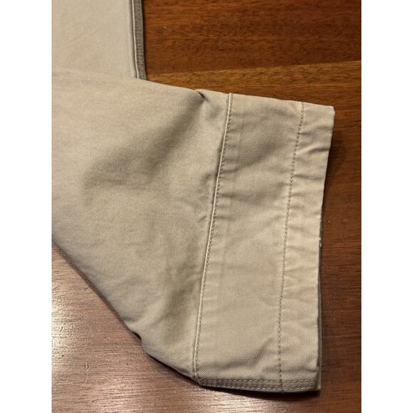 32x30 Mountain Khakis Heavy Canvas Work Pants Tan Small Flaw - Picture 13 of 15